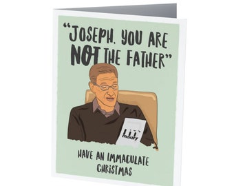 MAURY POVICH CHRISTMAS card |  Holiday Card  |  Funny Christmas Card