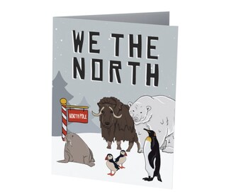 WE THE NORTH  | Toronto Raptors Holiday Card  |  Funny Christmas Card