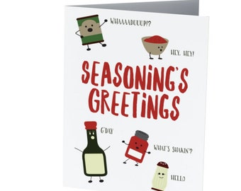 SEASONING'S GREETINGS  |  Funny Christmas card