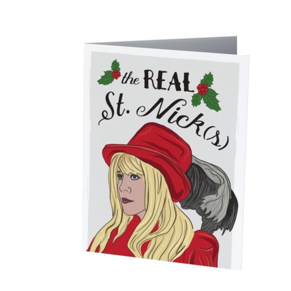 STEVIE NICKS Christmas Card  |  Holiday Card  |  Funny Christmas Card