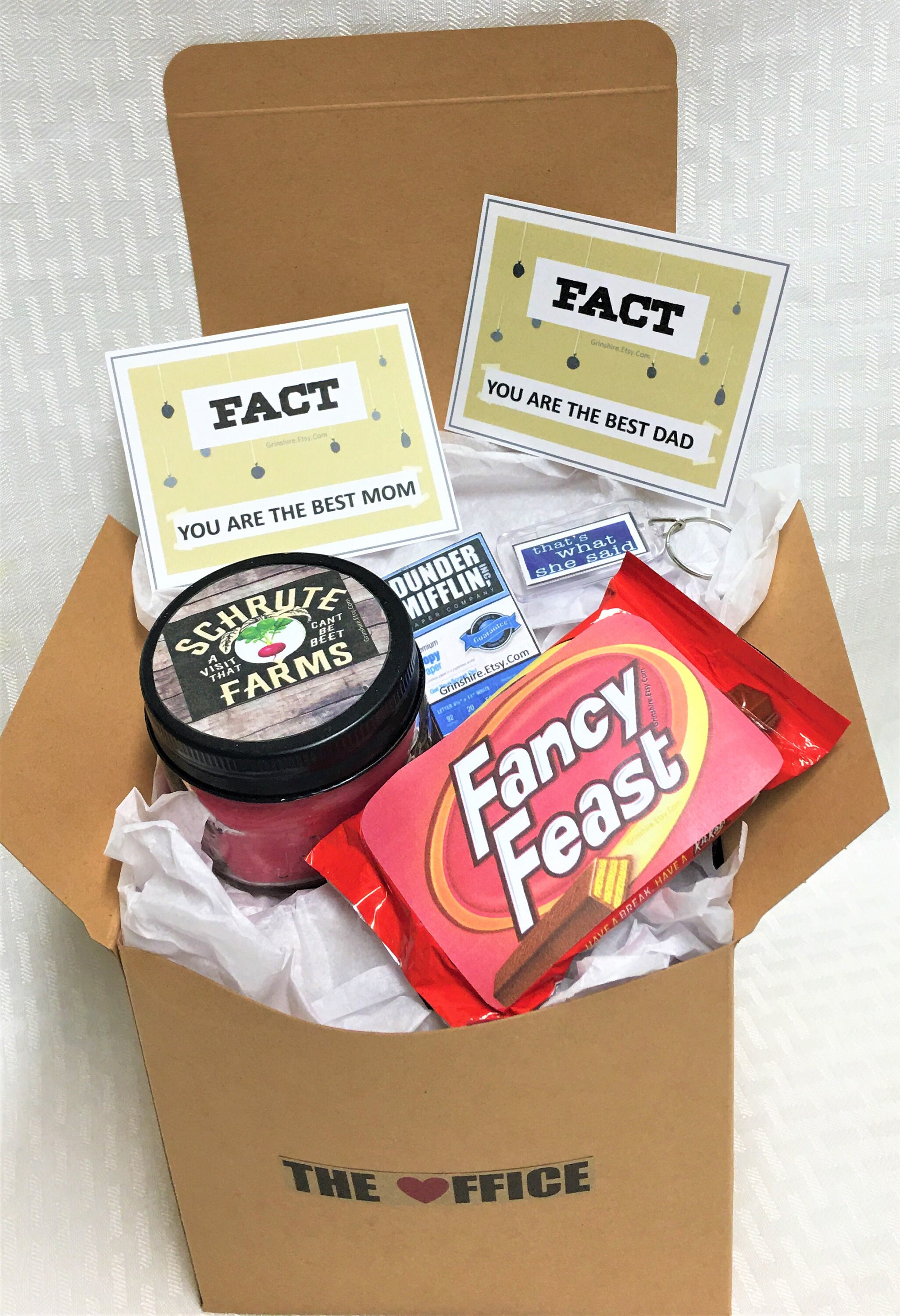 The OFFICE Fathers Day Card Gift for Dad Gift Box Fancy Feast Etsy