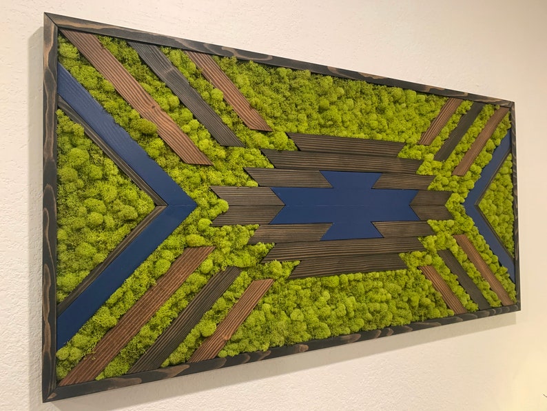 Southwestern Moss Wall Art Etsy
