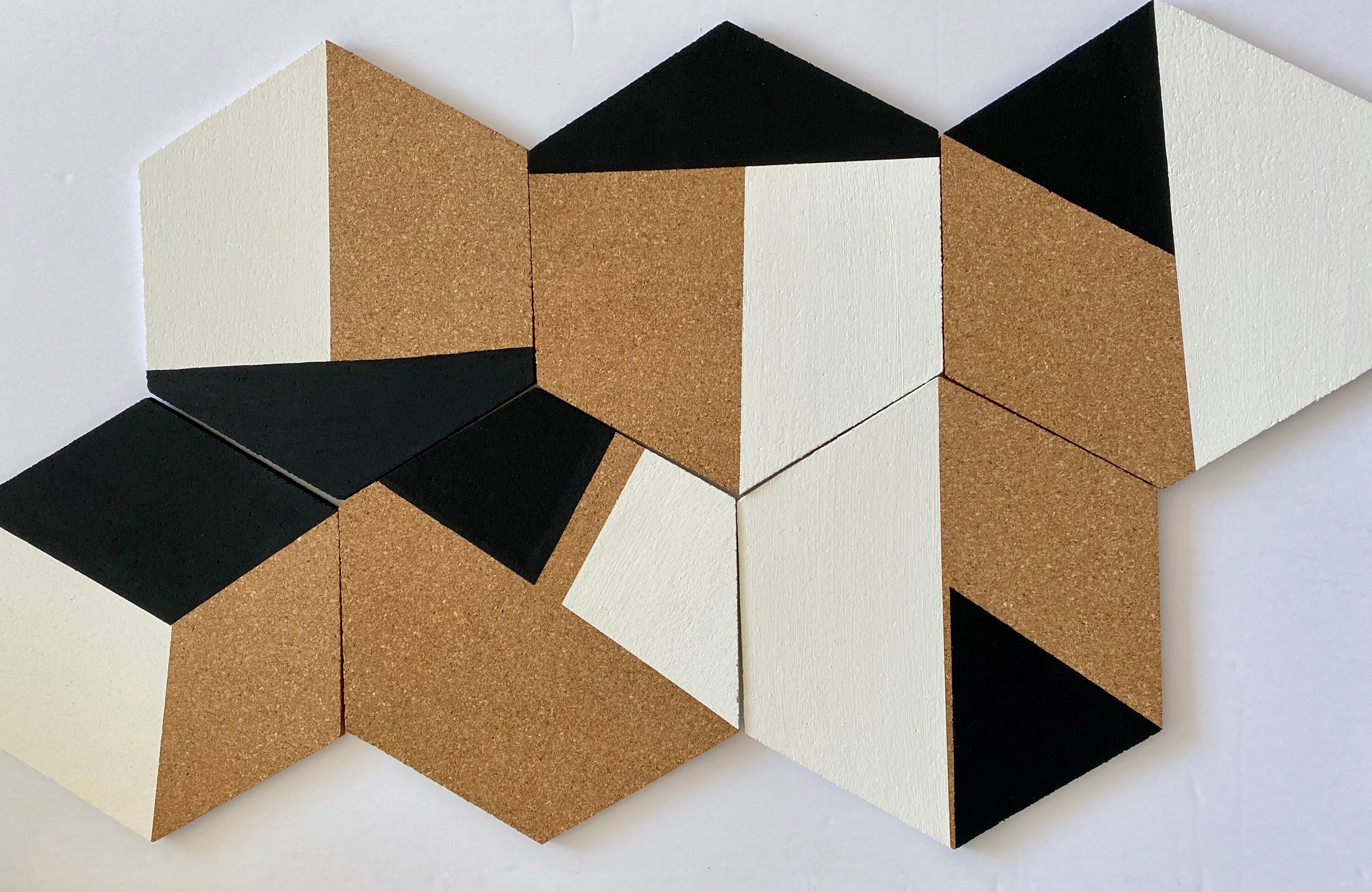 Benutzerdefinierte Sechseck Kork Board Set von 4 Wand-Dekor | Etsy