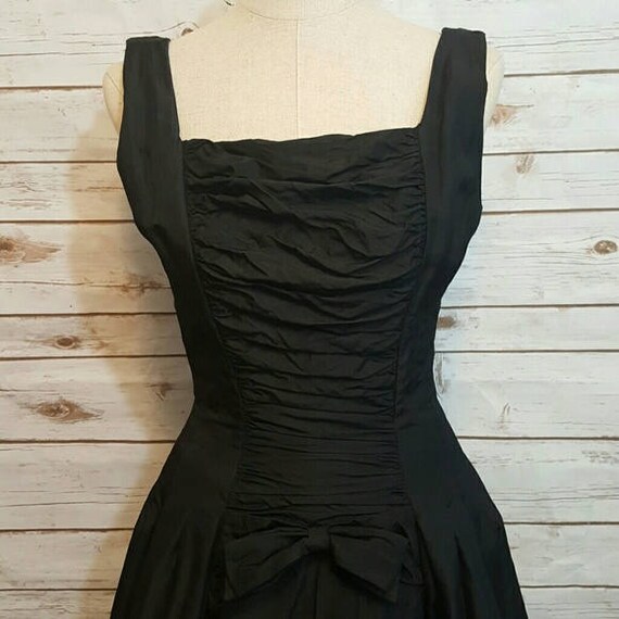 Vintage,1950's, Suzy Perette black cocktail dress