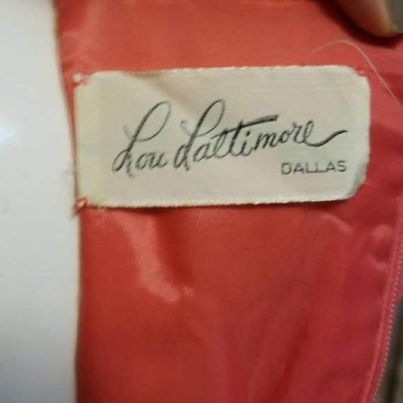 Vintage, 50's, Lou Lattimore supper club dress (R… - image 7