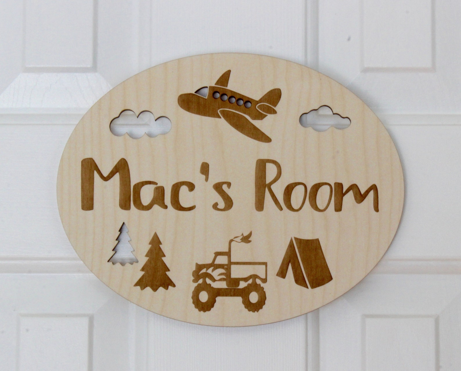 Children's Name Plate Kids Door Plate Nursery Name Etsy