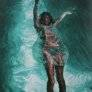 Full Moon Swim - Limited Edition Giclee Print
