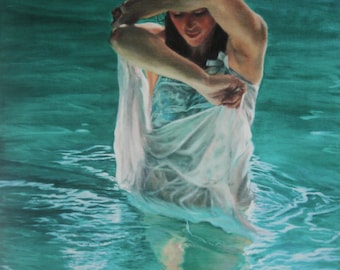 Turquoise Water - limitowana edycja wydruku giclee