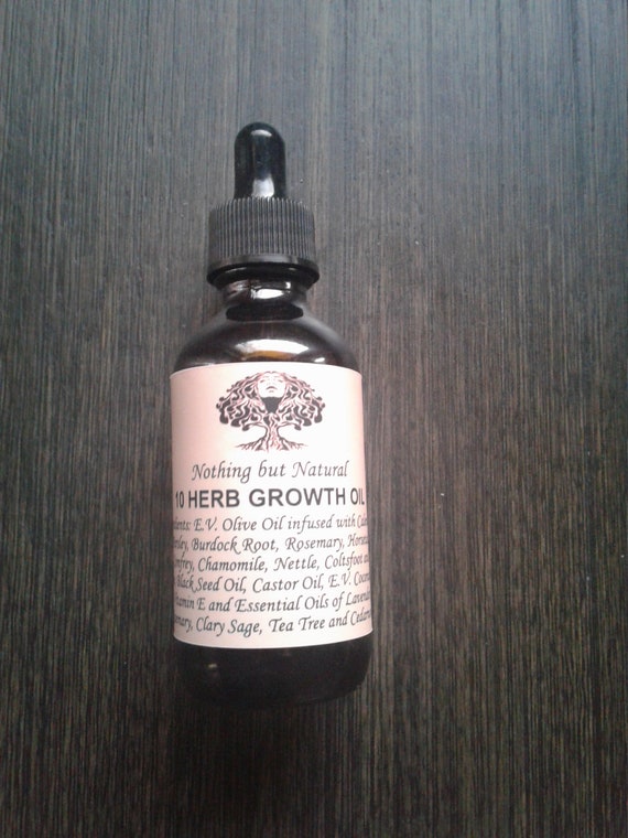 10 Herb Hair Growth Oil Growth Oil Hair Oil Scalp Oil Etsy