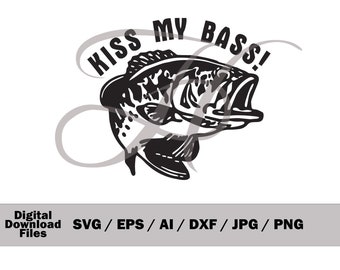 Download Kiss My Bass Svg Etsy