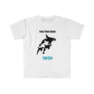 Orca, White Gladis, Unisex Softstyle T-Shirt