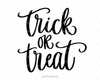 Archivo de corte SVG de truco o trato de Halloween
