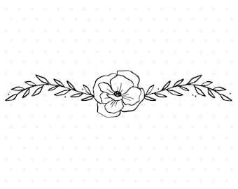 Download Floral garland svg | Etsy