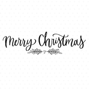 Merry Christmas SVG cutting file