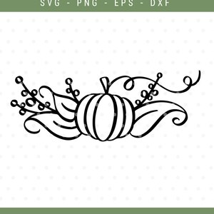 Pumpkin Svg Cutfile Thanksgiving Autumn Clipart - Etsy