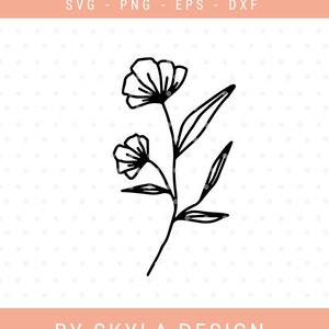 Flower Svg, Floral svg cut file, Wedding Svg clipart svg cut file for cricut, silhouette