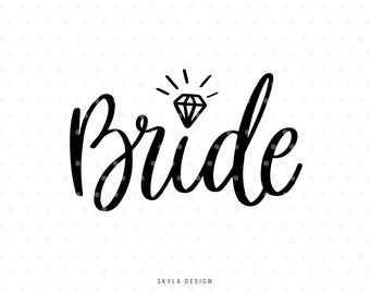 Bride Svg Etsy