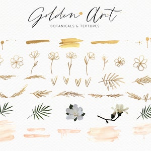 Golden, a romantic script & illustration art image 10