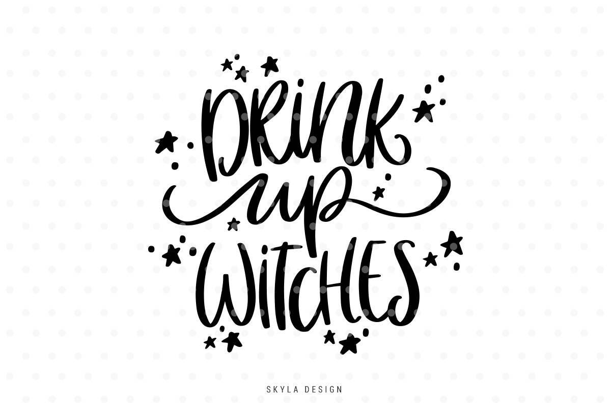 Download Drink up witches Svg cut file Halloween | Etsy