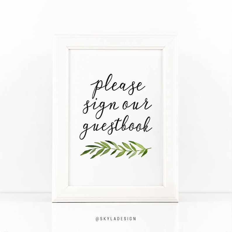 Printable guestbook indication, Inexperienced leaves, Marriage ceremony signal printable social gathering signal, Marriage print, Visitor ebook signal, Marriage ceremony decor, You should signal print picture about Printable Guest Book referred to as Printable guestbook signal, Environmentally friendly leaves, Wedding day signal printable occasion signal, Wedding day print, Visitor e-book indicator, Marriage ceremony decor, Be sure to indication print