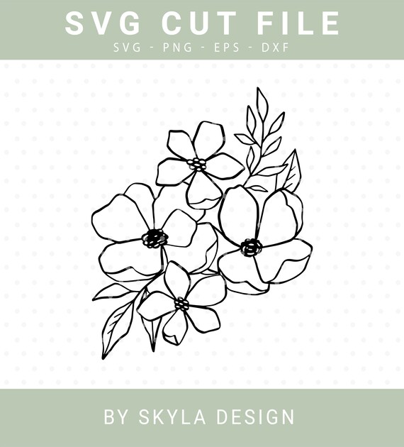 Free Free 338 Cricut Flower Bouquet Svg SVG PNG EPS DXF File