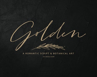 Gouden, een romantisch manuscript & illustratiekunst