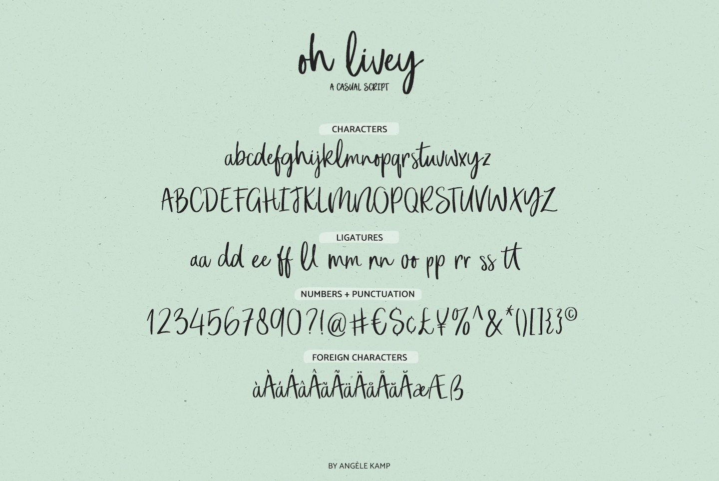 Lively Script Oh Livey Casual Brush Script - Etsy