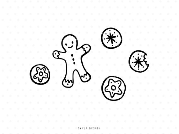 Download Free Christmas Cookies For Santa Svg Cutfile Santa Gingerbread Man Etsy SVG DXF Cut File