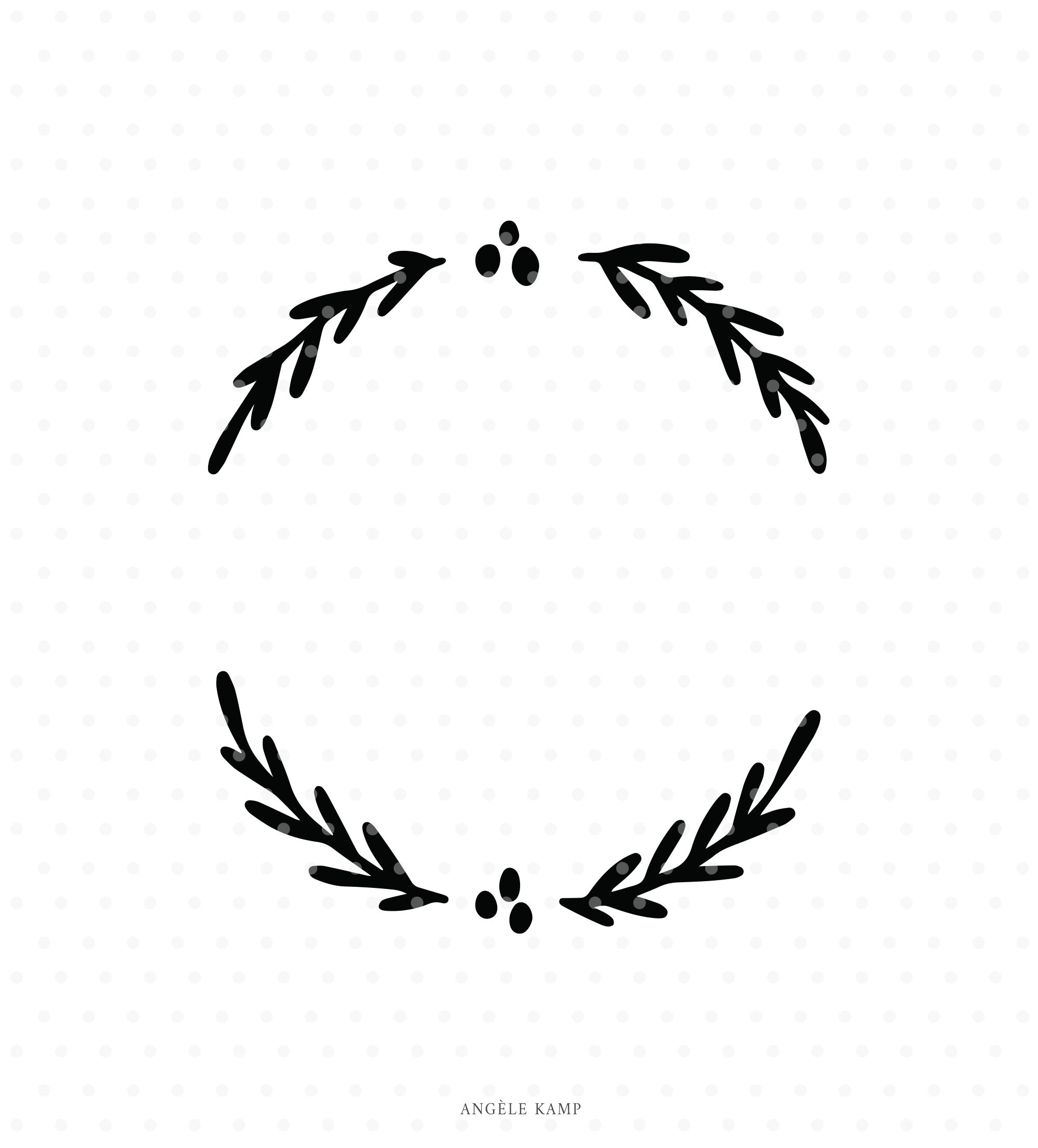 Christmas Holly Wreath SVG Cut File for Cricut & Silhouette - Etsy