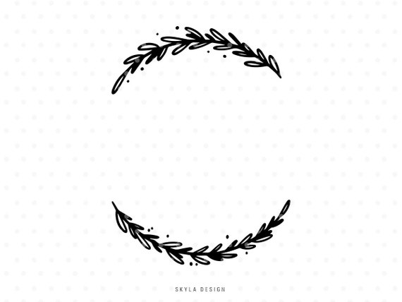 Download Wreath Svg Leaves Clipart Christmas Svg Clip Art For Cricut Etsy