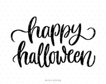Happy Halloween Svg cut files, Fall svg, Halloween Svg files, Svg clipart