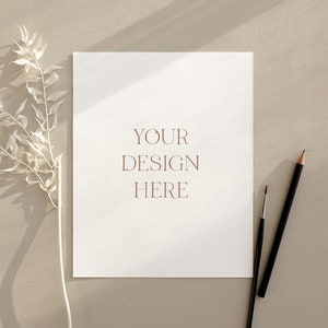 Art print mockup, 8x10&quot; poster mockup
