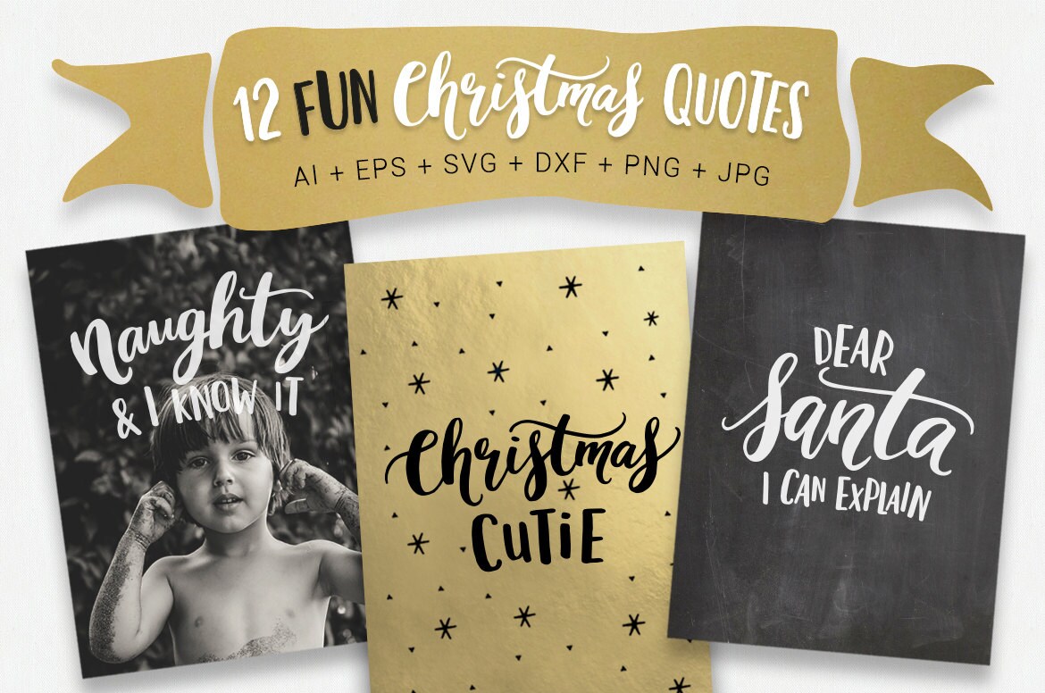 Download Christmas SVG bundle Cut files Funny svg Christmas quotes ...