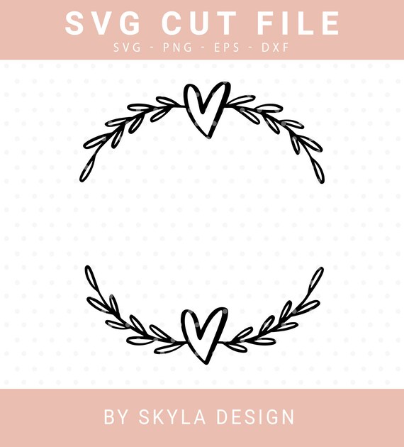 Download Download Half Leaf Wreath Svg Free for Cricut, Silhouette ...