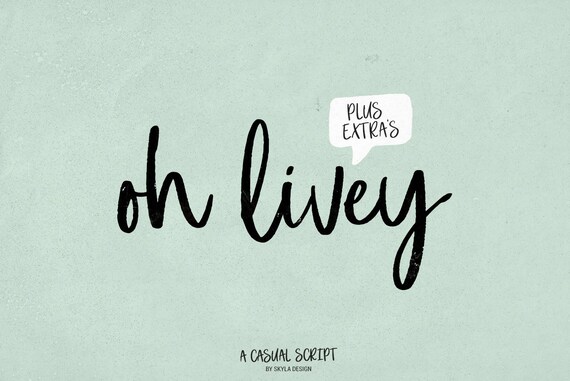 cute font modern brush font script font download digital etsy cursive font download