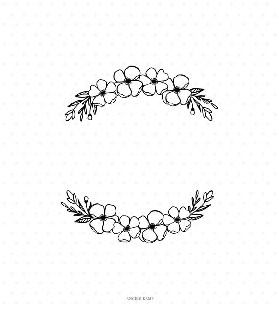 Rose Wire Frame SVG Flower Frame SVG Rose Flower SVG Flower -  Finland