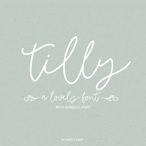 Tilly fuente encantadora & clipart extra