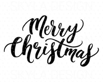 Merry Christmas SVG, Christmas SVG file, Christmas clipart, Svg cutfile