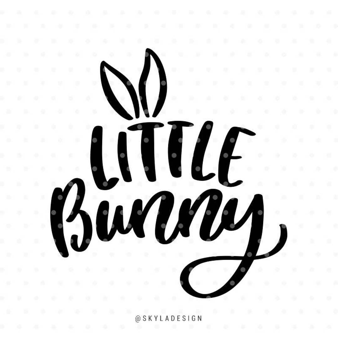 Little Bunny SVG Cut File Kids SVG Cutting File Easter Svg - Etsy