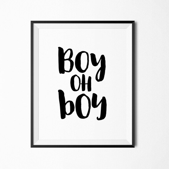 Items similar to Printable Nursery art, Baby boy print, Nursery wall