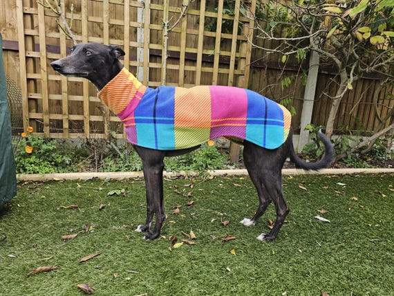 Dog snood coat,fiesta  fleece,jumper, whippet, greyhound , Italian , lurcher