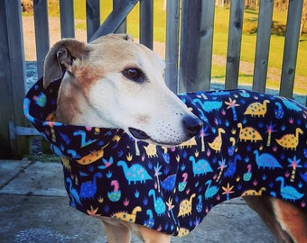 Dog snood mini dinosaur, whippet, Italian, greyhound,lurcher all sizes