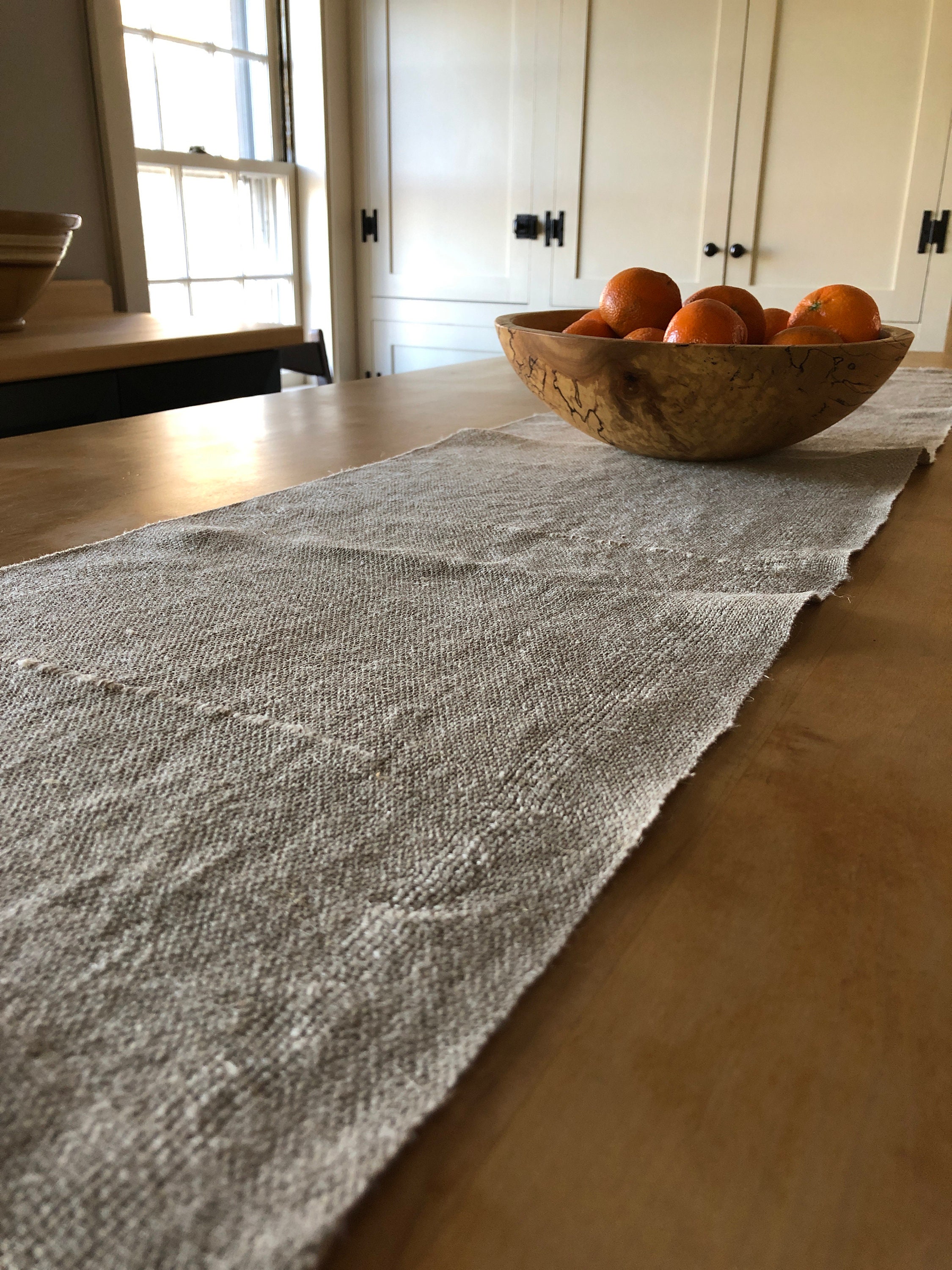 Handwoven Hemp Table Runner