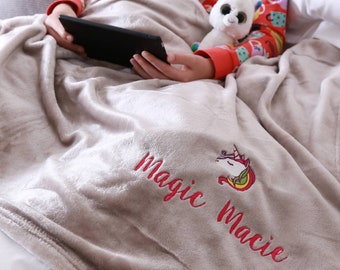 Ultra Soft Girl's Unicorn Blanket