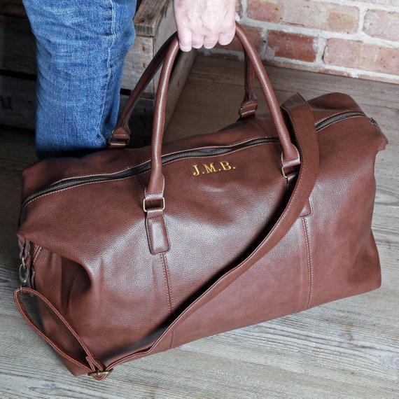 Leather look holdall Clearance