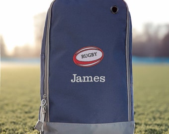 Personalised Rugby Shoe Bag