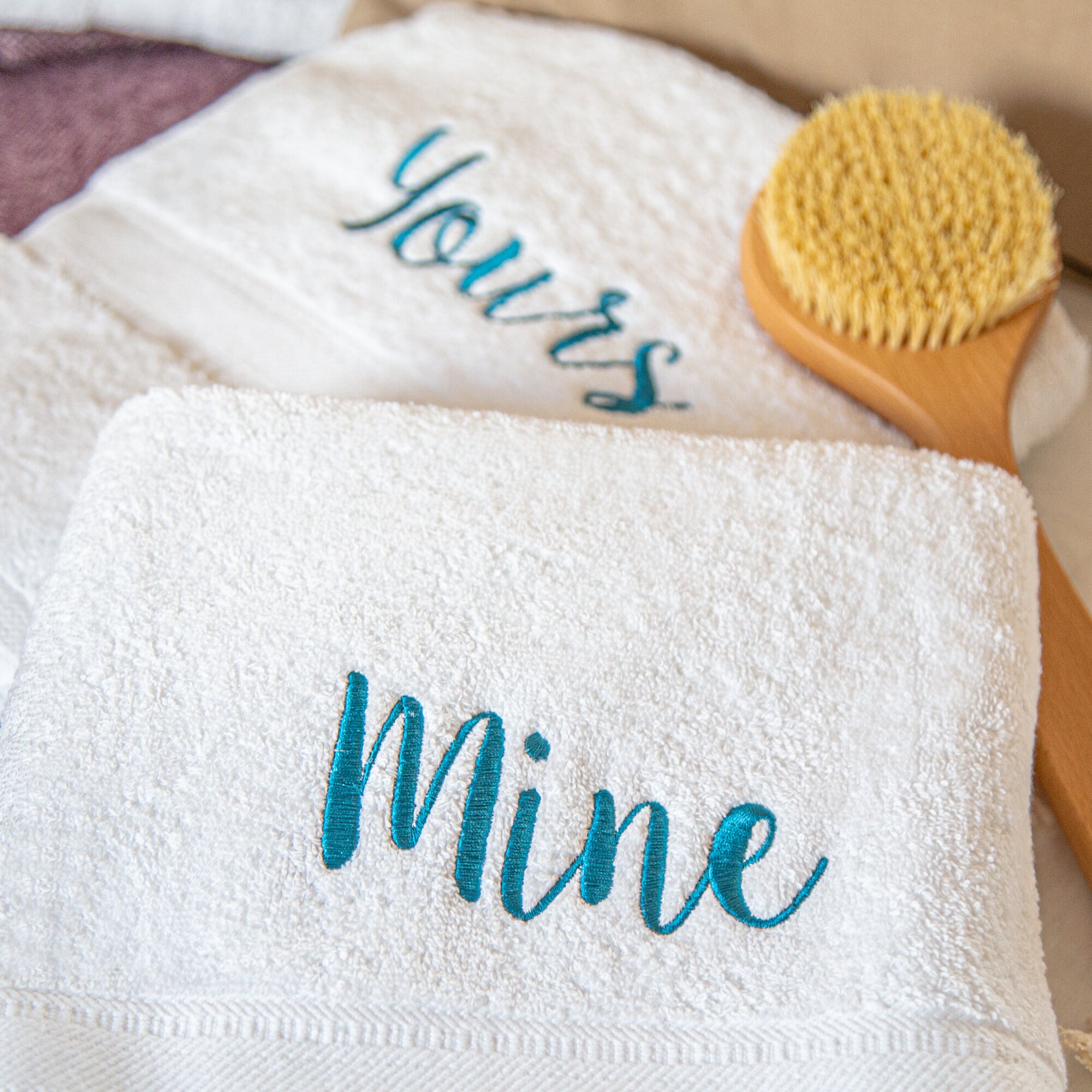 Personalised Wedding Anniversary Couple Towels Set of 2 Etsy Ireland