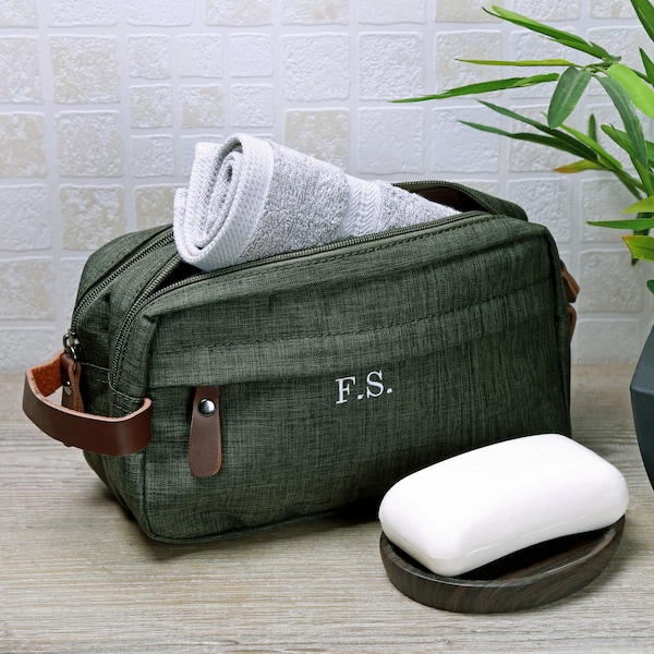 Personalised Canvas Wash Bag Set