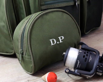 Personalised Fishing Reel Case with Zipper