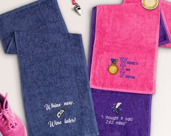 Sports Towel With Running Logo